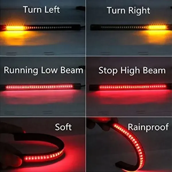 Practical High Performance Replacement 48 LED brake lights fit motorcycle car bicycle with 12V light, 2pcs, Excellent Performance - Image 3