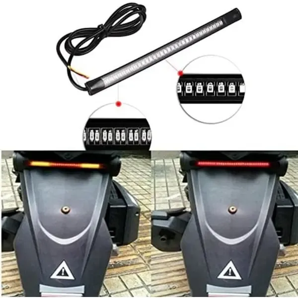 Practical High Performance Replacement 48 LED brake lights fit motorcycle car bicycle with 12V light, 2pcs, Excellent Performance - Image 4