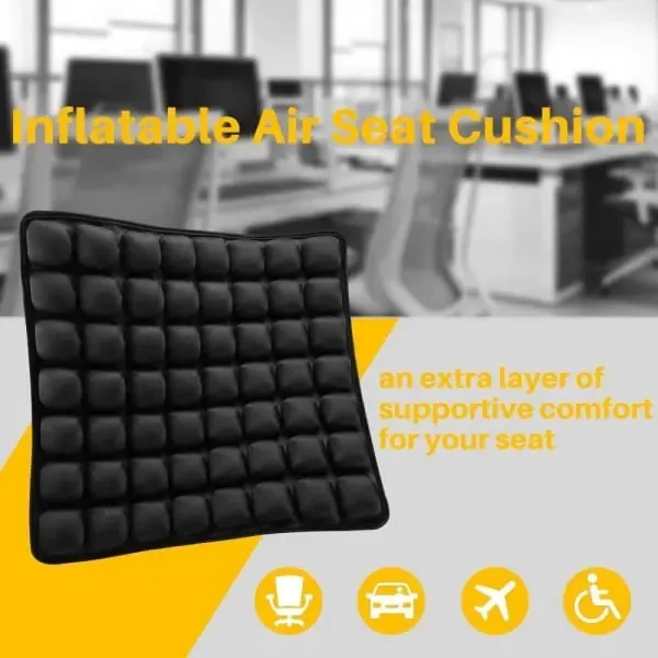 Practical High Performance Compatible Air Cushion Inflatable Chair Air Seat Cushion Car Portable Breat, Excellent Performance - Image 2