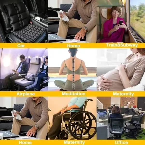 Practical High Performance Compatible Air Cushion Inflatable Chair Air Seat Cushion Car Portable Breat, Excellent Performance - Image 3