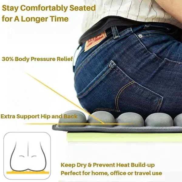 Practical High Performance Compatible Air Cushion Inflatable Chair Air Seat Cushion Car Portable Breat, Excellent Performance - Image 5