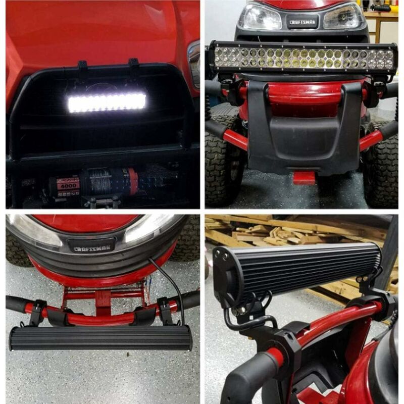 Heavy Duty 2pcs 19-30mm Roof Rack Bracket LED Light Holder Roll Bar Clamps Clamp,for Roll Cage Bar for Off Road,SUV - Image 4