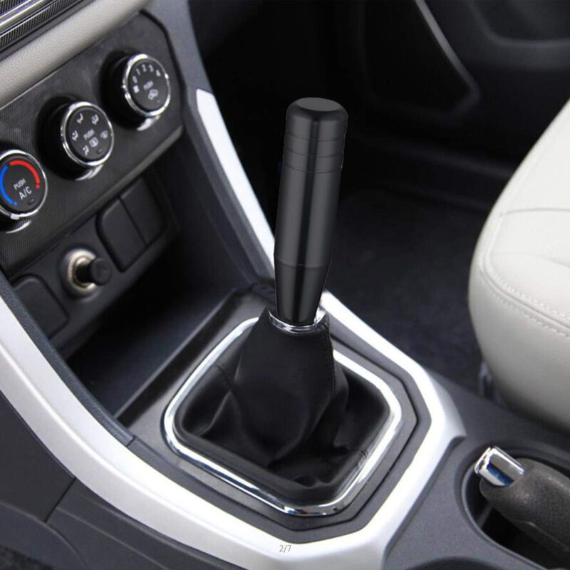 Aluminum Car Gear Shift Knob, Universal Long Handle Manual Gear Shifter Lever with 3 Thread Adapters M8 M10 M12, by DEBUNS, Black Color - Image 3