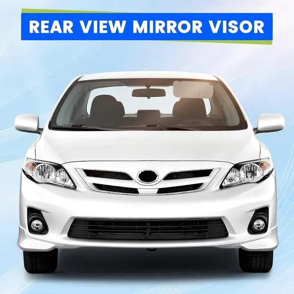 Replacement For Toyota Auris Corolla 2007 - 2013 Car Interior Sunshade with Mirror Sunshade Left Driver Side Gray, 1 Pcs Pack - Image 4