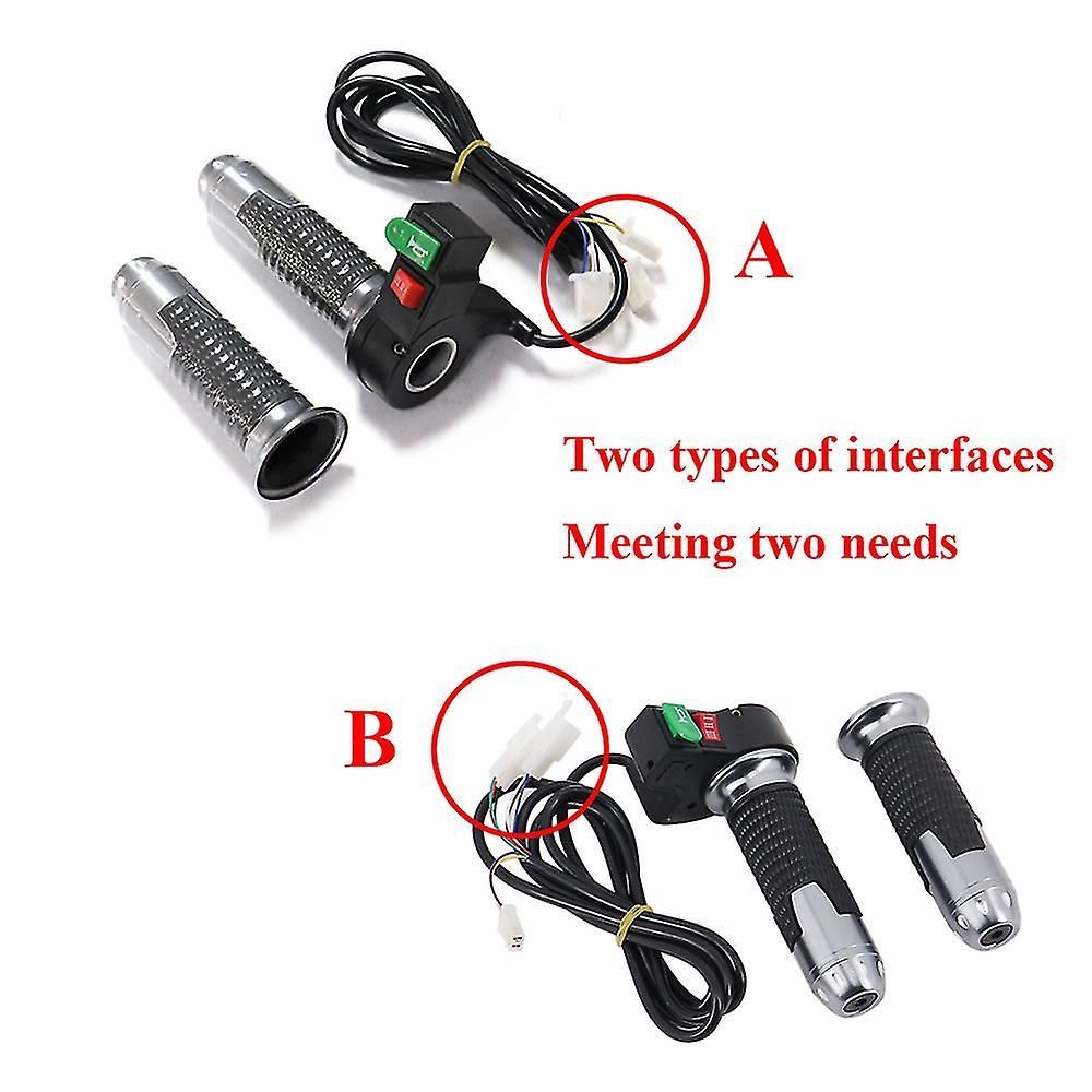 Compatible Throttle Handle 60v 3 Gears Shift Lever With Signal Electric Bicycle Modification Part For Harley Citycoco Scooter Motorcycle E-bike - Image 4