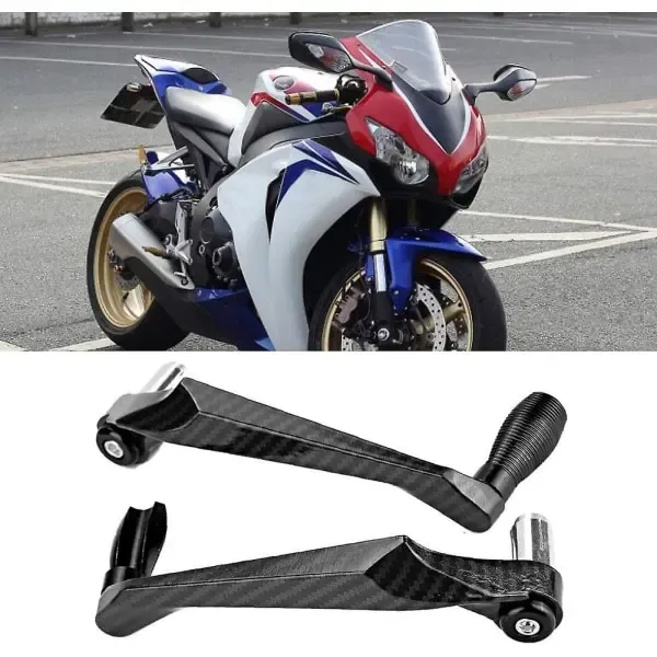 Sturdy Heavy Duty Premium Universal 7/8 Inch Aluminum Alloy Motorcycle Handlebar Brake Protector Guards, Perfect Fit - Image 4