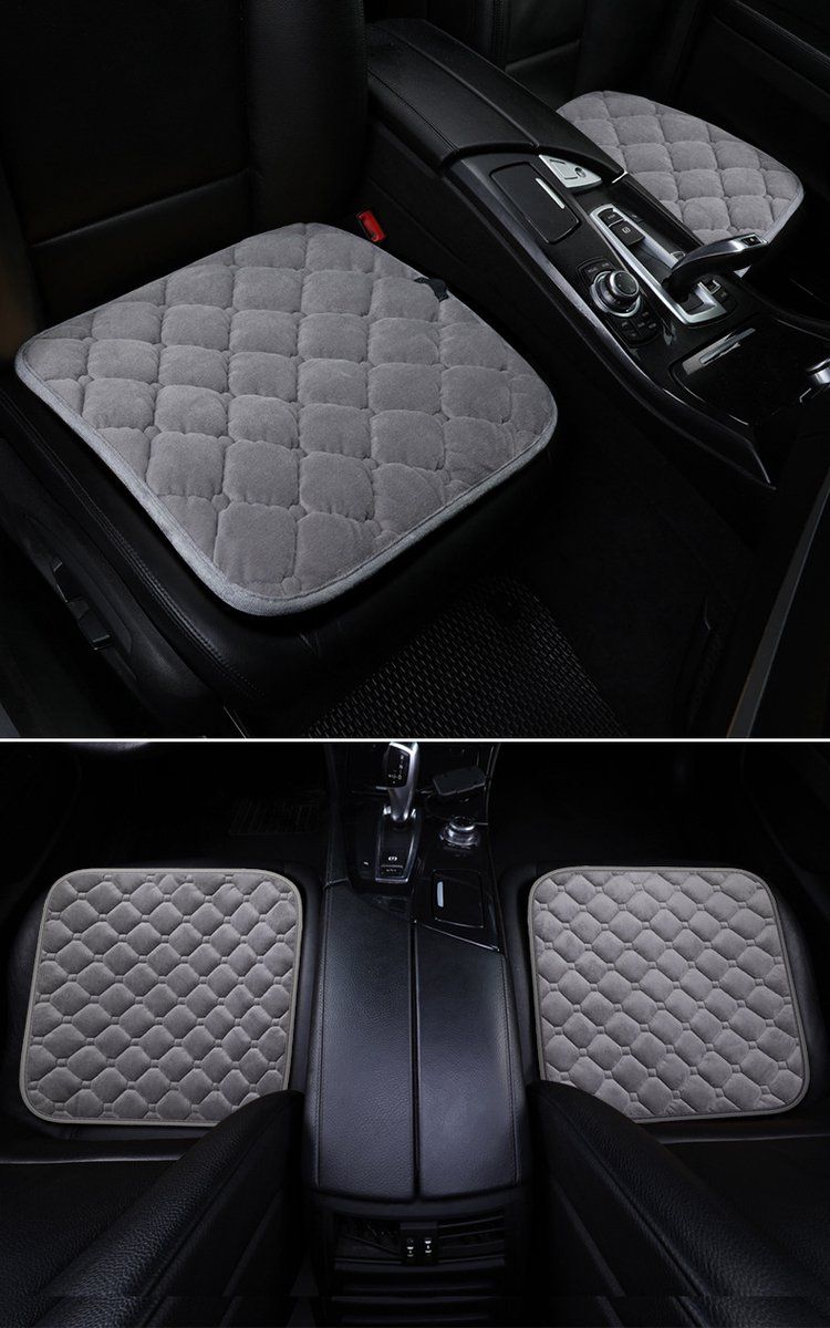 Replacement Seat heating - Car seat heater - Car seat cushions - Universal soft plush car seat covers - Warm seat protectors with, Made of Foam - Image 3