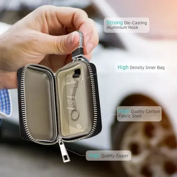Sturdy Heavy Duty Replacement Car Key Case, Car Key Signal Blocker Car Key Case RFID, Top Quality, Easy to Use - Image 4