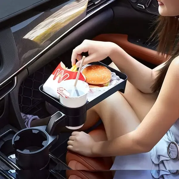 Practical High Performance Compatible Expandable car cup holder, car tray multifunctional cup holder wi, Excellent Performance - Image 2