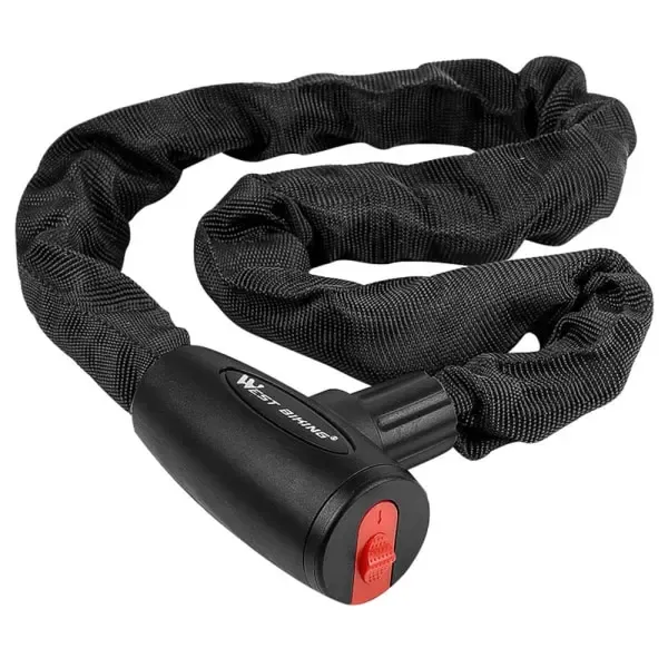 Durable High Quality Chain lock / Bicycle lock / Moped lock 1.2m with 2 keys, Replacement Part, Perfect Fit, Easy to Use - Image 1