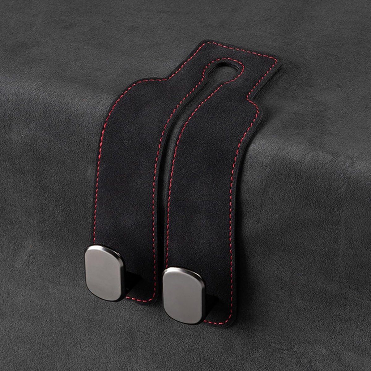 Compatible pcs - 17*4.5*8.5 cm Car Headrest Hooks Multifunctional Leather Seat Organizer Hook for Backrest Interior Accessories For Bags, Purses - Image 4