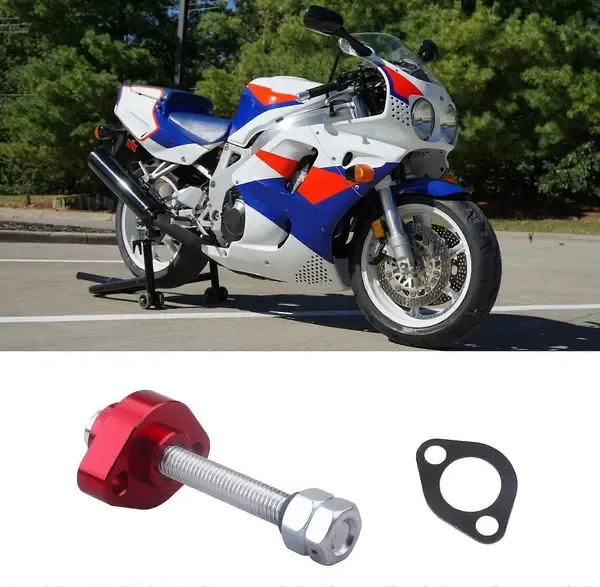 Practical High Performance Manual Cam Timing Chain Tensioner for Honda CBR600F F3 F4 F4I, Replacement Part, Red Color - Image 3