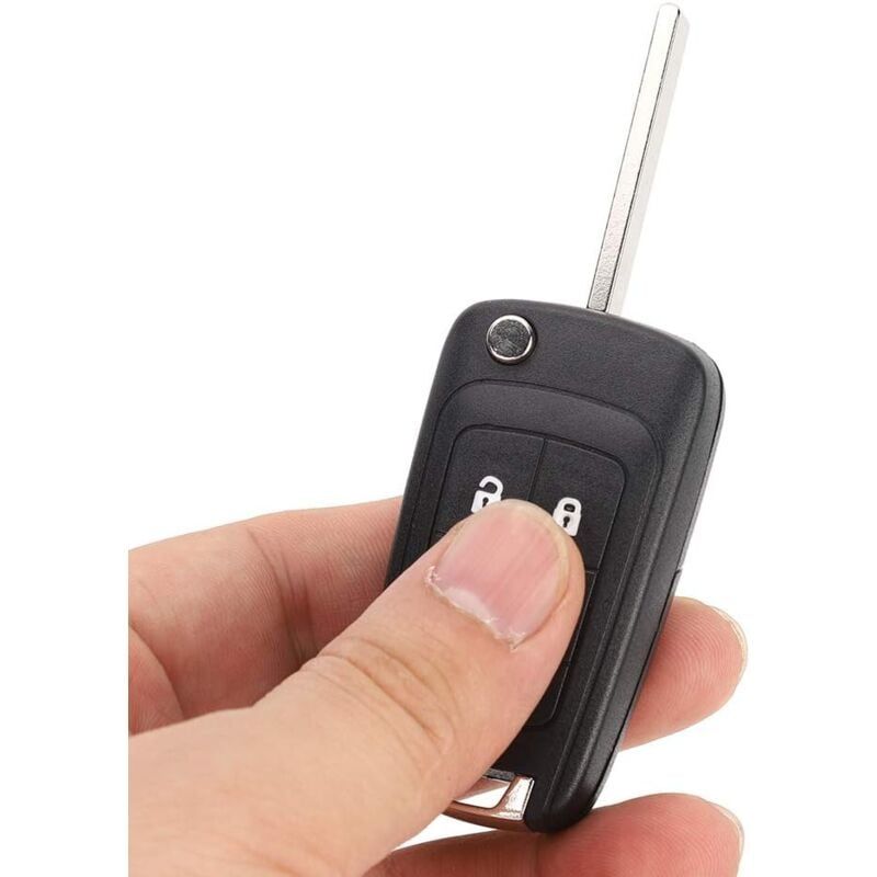 Long Lasting Premium Button Car Key Fob Case Cover For Chevrolet Camaro 2010-2013, Replacement Part, Black Color - Image 4