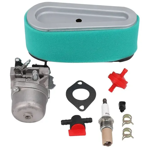 compatible with gas compatible with riding lawn mower 12.5 HP Briggs&Stratton LMT 5-4993 Walbro Murray Engine accessories, Silver Color - Image 1