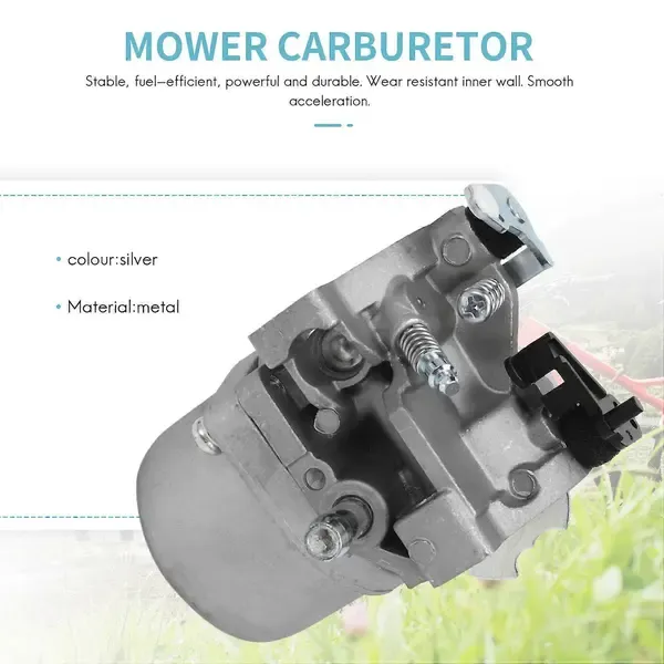 compatible with gas compatible with riding lawn mower 12.5 HP Briggs&Stratton LMT 5-4993 Walbro Murray Engine accessories, Silver Color - Image 4