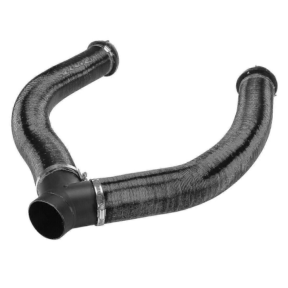 75 mm Car Heater Y-Piece Duct Hose Connector, Hot Air Outlet Valve with Clamps for Webasto Eberspacher, Aluminum Foil, Chrome Color - Image 2