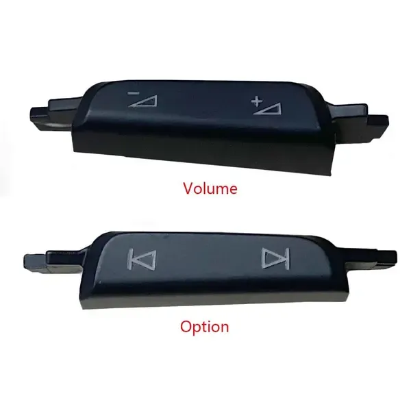 Multifunction button Cover Volume button VOLUME, direct exterior replacement, vehicle trim repair, Black Color - Image 2
