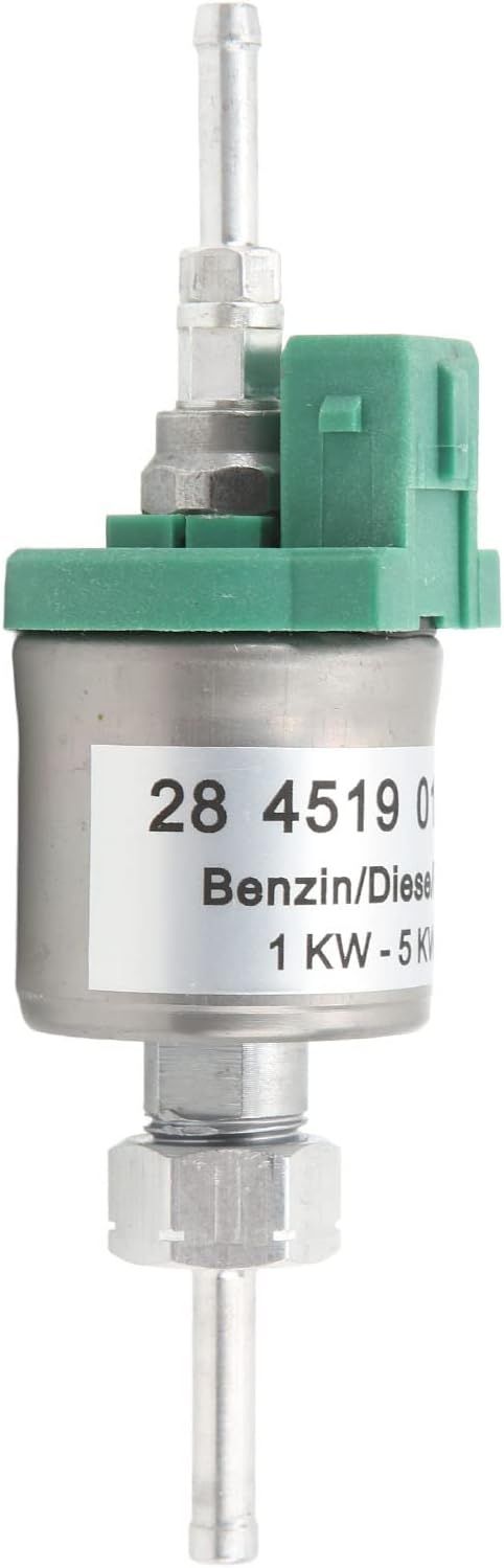Fuel Pump, 12V Diesel Heater Fuel Pump 1-5KW 28ml Low Noise Strong Seal for Eberspacher Airtronic D2 D4, Stainless Steel + ABS material - Image 1