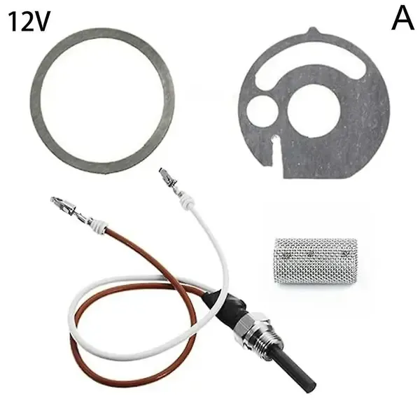 12V 24V Heater Parts Glow Plug Ceramic Pin Gaskets Strainer Wrench 252106011000 For Eberspacher Hydronic D4WS D5WSC D5WS, Ceramic + Plastic material - Image 1