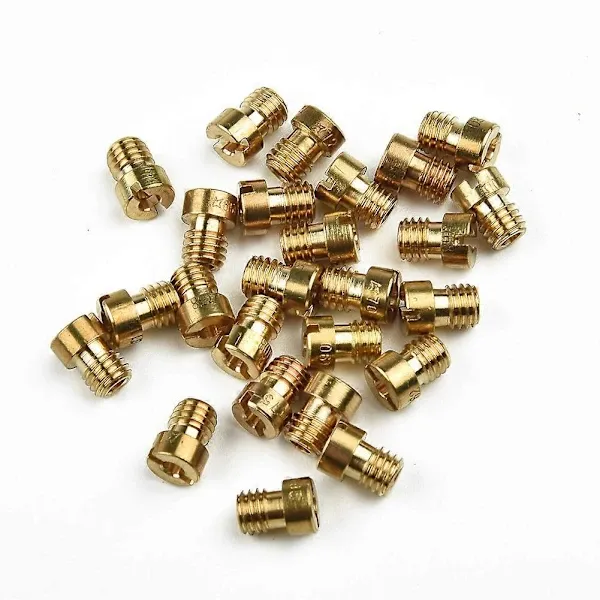 25 pcs Main Jets 55-115 M5 Compatible with Dellorto PHBG 21 19.5 19 SHA 13 14 15 16 19 20 SHBC 19 5mm Carburetor Main Jet Set Parts - Image 3