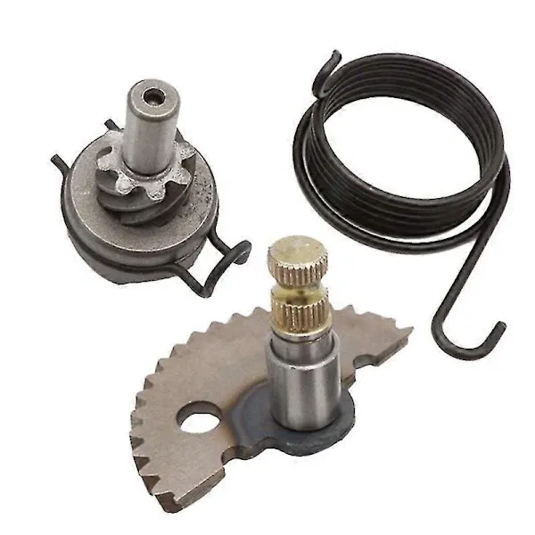 Kickstart kit complete with drive shaft, spring and pinion Banmo for 50cc Gy6 139qmb scooter ATV, Steel material - Image 2