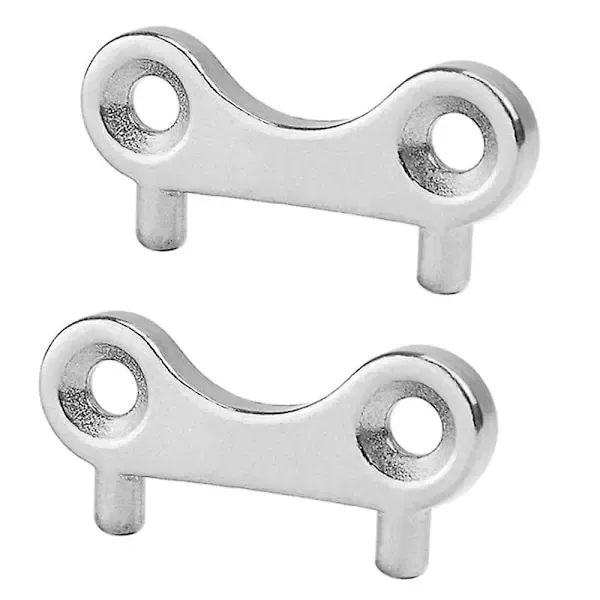 2 pcs Marine Boat Tank Cap Wrench Stainless Steel Gasoline Water Fuel Tank Filling Tool Marine Yacht Boat, Silver Color - Image 3