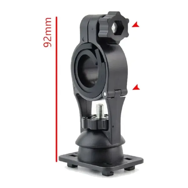Universal Waterproof Mobile Phone Holder Bicycle Bike Bag Mobile 5 inch, dashboard mounting, stable phone or GPS support, Black Color - Image 2