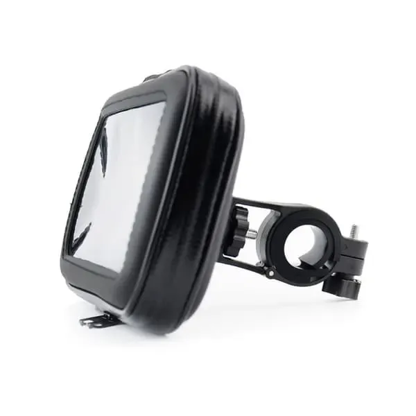 Universal Waterproof Mobile Phone Holder Bicycle Bike Bag Mobile 5 inch, dashboard mounting, stable phone or GPS support, Black Color - Image 4