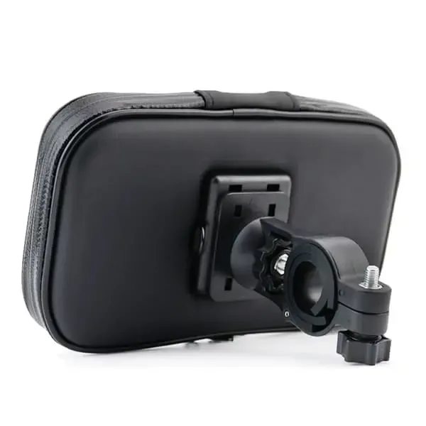 Universal Waterproof Mobile Phone Holder Bicycle Bike Bag Mobile 5 inch, dashboard mounting, stable phone or GPS support, Black Color - Image 5