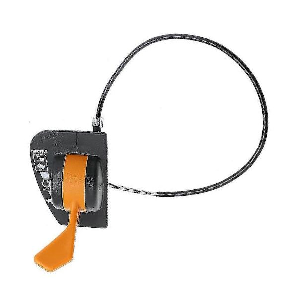 Gy21983 Throttle Cable Control Unit For John Deere D110 D120 107s D100 D105 X115r X125 X105 X145, Plastic + Metal material, Black/Orange Color Options - Image 1