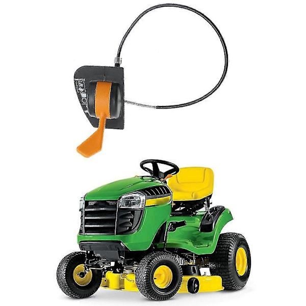 Gy21983 Throttle Cable Control Unit For John Deere D110 D120 107s D100 D105 X115r X125 X105 X145, Plastic + Metal material, Black/Orange Color Options - Image 2