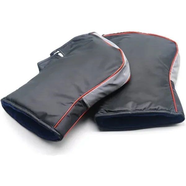 Motorcycle Handlebar Mittens Windproof Mittens Hand Warmers Waterproof Warm Motorcycle Handlebar Hand Protection Muffs Hand, Gray, Grey Color - Image 1