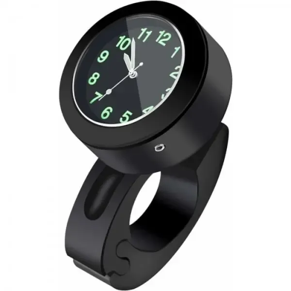 Waterproof Handlebar Mounted Watch Universal Motorcycle Bike Handlebar, Rubber material, dashboard mounting, stable phone or GPS support - Image 1
