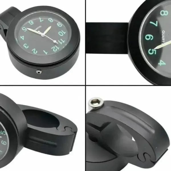 Waterproof Handlebar Mounted Watch Universal Motorcycle Bike Handlebar, Rubber material, dashboard mounting, stable phone or GPS support - Image 5