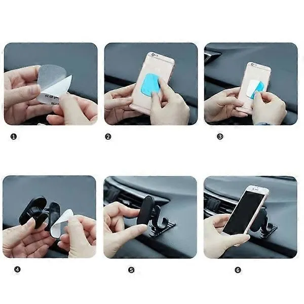 Car Mobile Holder, Magnetic Dashboard Mobile Holder, 360 Adjustable Stand for Mobile in Car, ABS material, dashboard mounting - Image 2