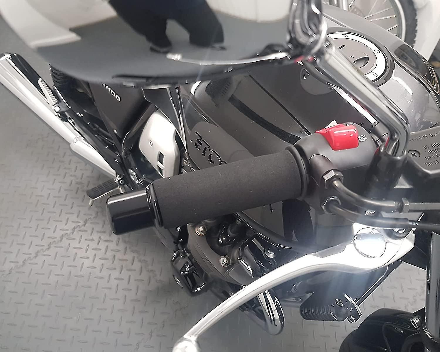 2-pack motorcycle vibration-damping handle protectors Inner diameter: 31mm (range of use: 3.17-3.68 cm) Comfort foam non-slip for all handles - Image 4