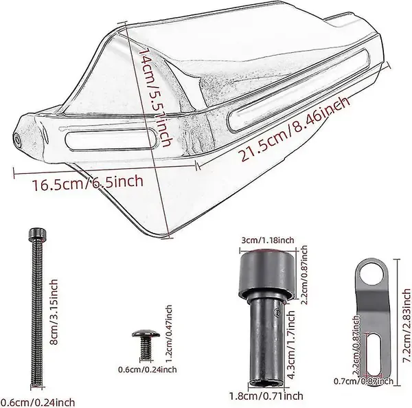 Universal Motorcycle Handguards 7/8