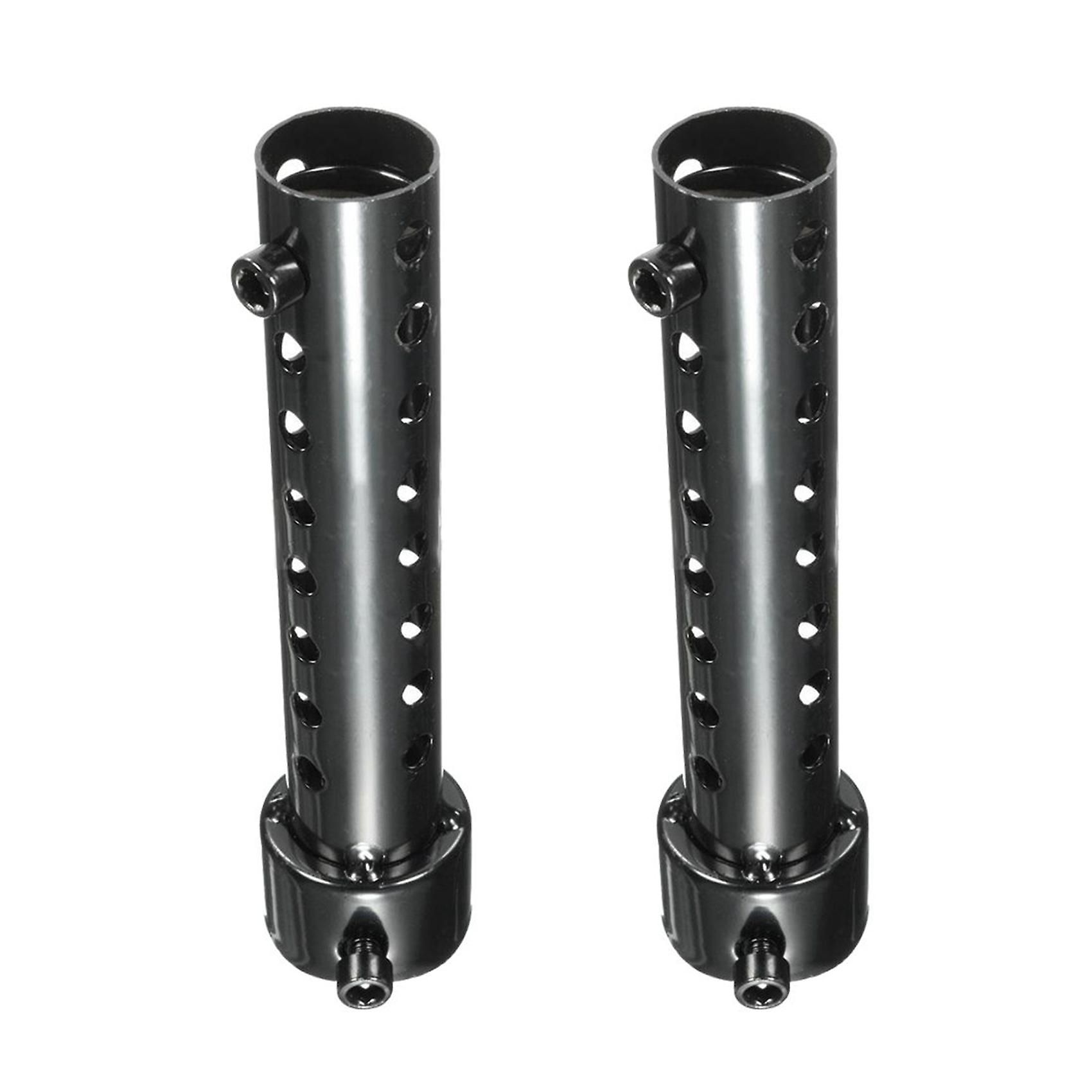 2x Universal Motorcycle Exhaust Can Muffler Baffle dB Killer Silencer 35mm Us, exhaust sound control, muffler replacement, Black Color - Image 1