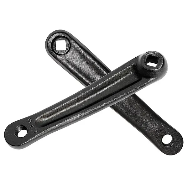Bicycle Crank Arm(one Pair/left/right) Bicycle Replacement Hand Crank Arm For Bike Replacement Acce, Aluminum Alloy material, Black Color - Image 3