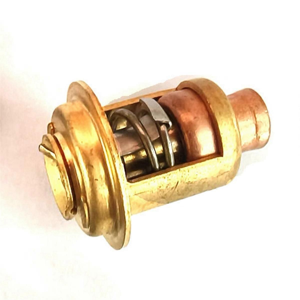 5005440 Brass Thermostat & Seal Kit Compatible with Johnson Evinrude 5-235 HP Outboard Motor Replaces 83, Brass + Copper material, Red Color - Image 3