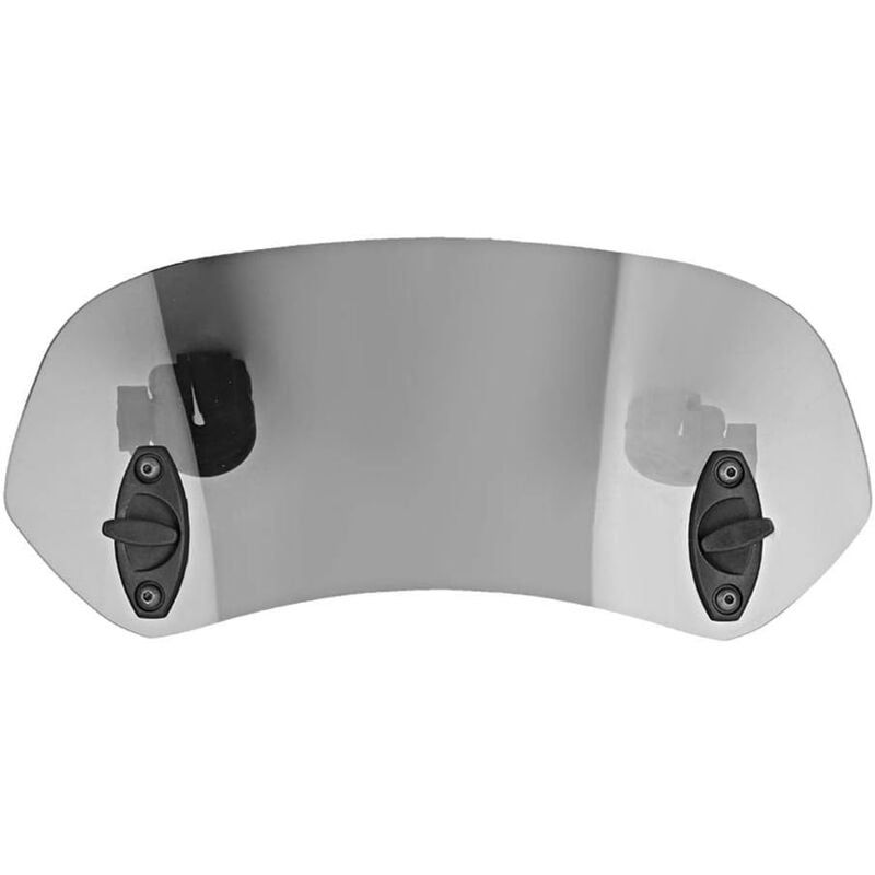 Motorcycle Windshield Adjustable Clip On Windscreen Wind Deflector Windshield Accessories for Motorcycle Tawny, Rubber material - Image 5