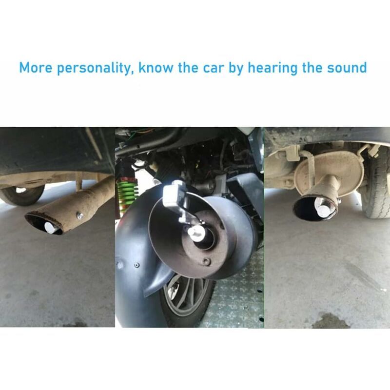 Universal Car Turbo Whistle Simulator, Aluminum Exhaust Whistle, Compatible with 56-85mm Pipe Diameter, Aluminum Alloy material - Image 4