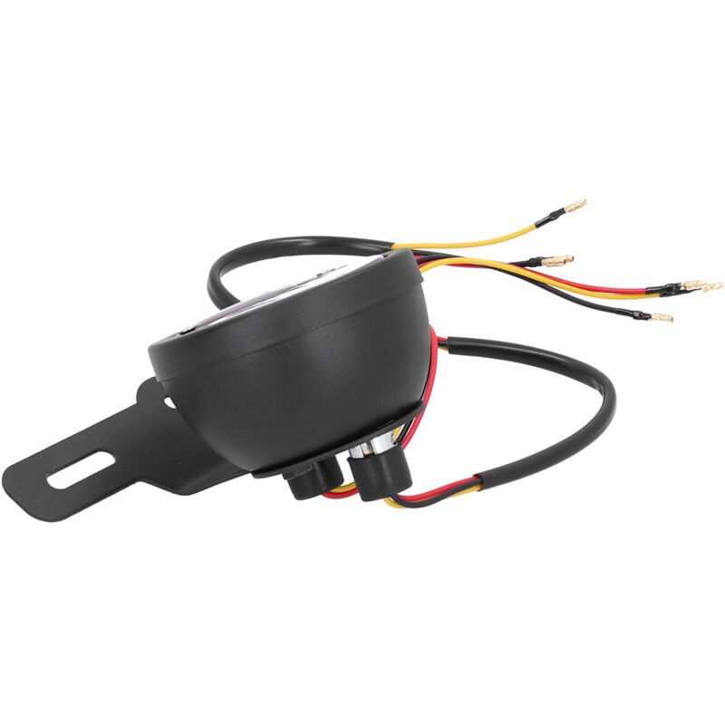 DC12V Vintage Tail Light Brake Stop Light with License Plate Bracket Universal for Yamaha Motorcycle, ABS + Metal material - Image 5