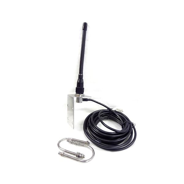 VHF Marine Antenna 156-163MHz Waterproof Rubber Mast Antenna With 5m Rg-58 Cable For Boat Sailboat Y, Stainless Steel + Rubber material - Image 4