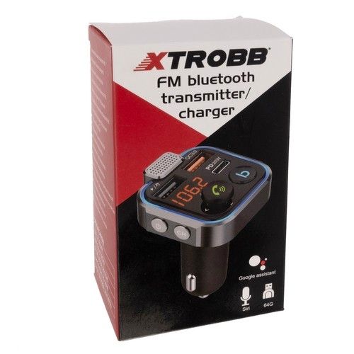 Bluetooth FM Transmitter & Charger 20w - For the car - Car charger, Aluminum + Plastic material, wireless audio upgrade - Image 2