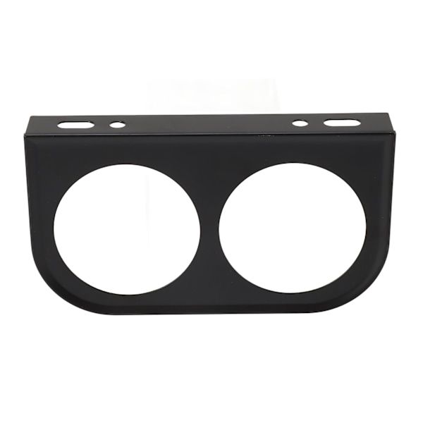 2-Hole Gauge Panel Gauge 2-1/16 Inch 52MM Universal Metal Car Gauge Mounting Dashboard Black, automotive replacement use, Black Color - Image 1