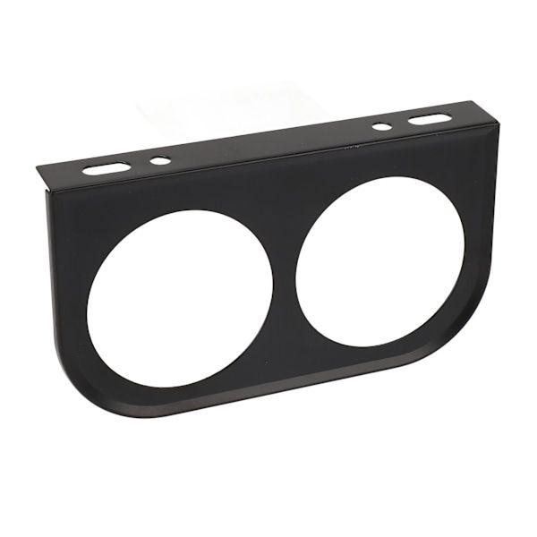2-Hole Gauge Panel Gauge 2-1/16 Inch 52MM Universal Metal Car Gauge Mounting Dashboard Black, automotive replacement use, Black Color - Image 2