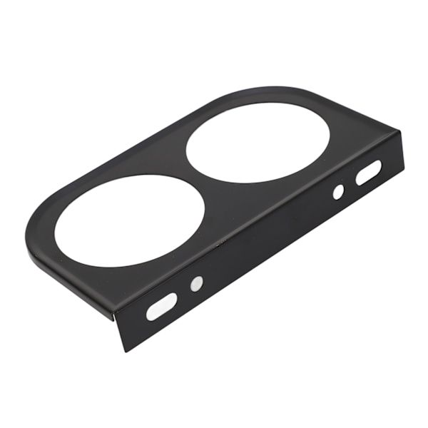 2-Hole Gauge Panel Gauge 2-1/16 Inch 52MM Universal Metal Car Gauge Mounting Dashboard Black, automotive replacement use, Black Color - Image 3