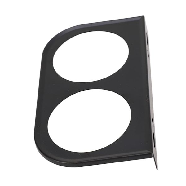 2-Hole Gauge Panel Gauge 2-1/16 Inch 52MM Universal Metal Car Gauge Mounting Dashboard Black, automotive replacement use, Black Color - Image 4