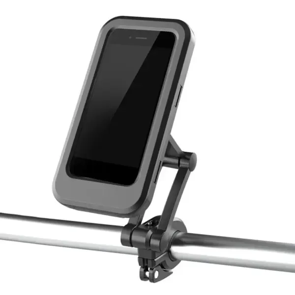 Bicycle Waterproof Phone Holder, Universal Phone Holder Bicycle, ABS material, dashboard mounting, stable phone or GPS support, Black Color - Image 4